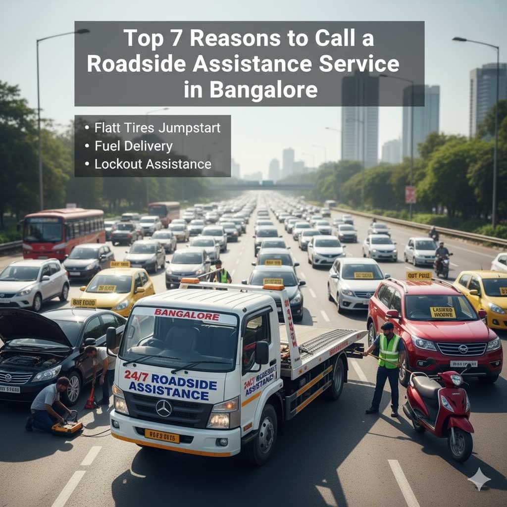 Top 7 Reasons to Call a Roadside Assistance Service in Bangalore